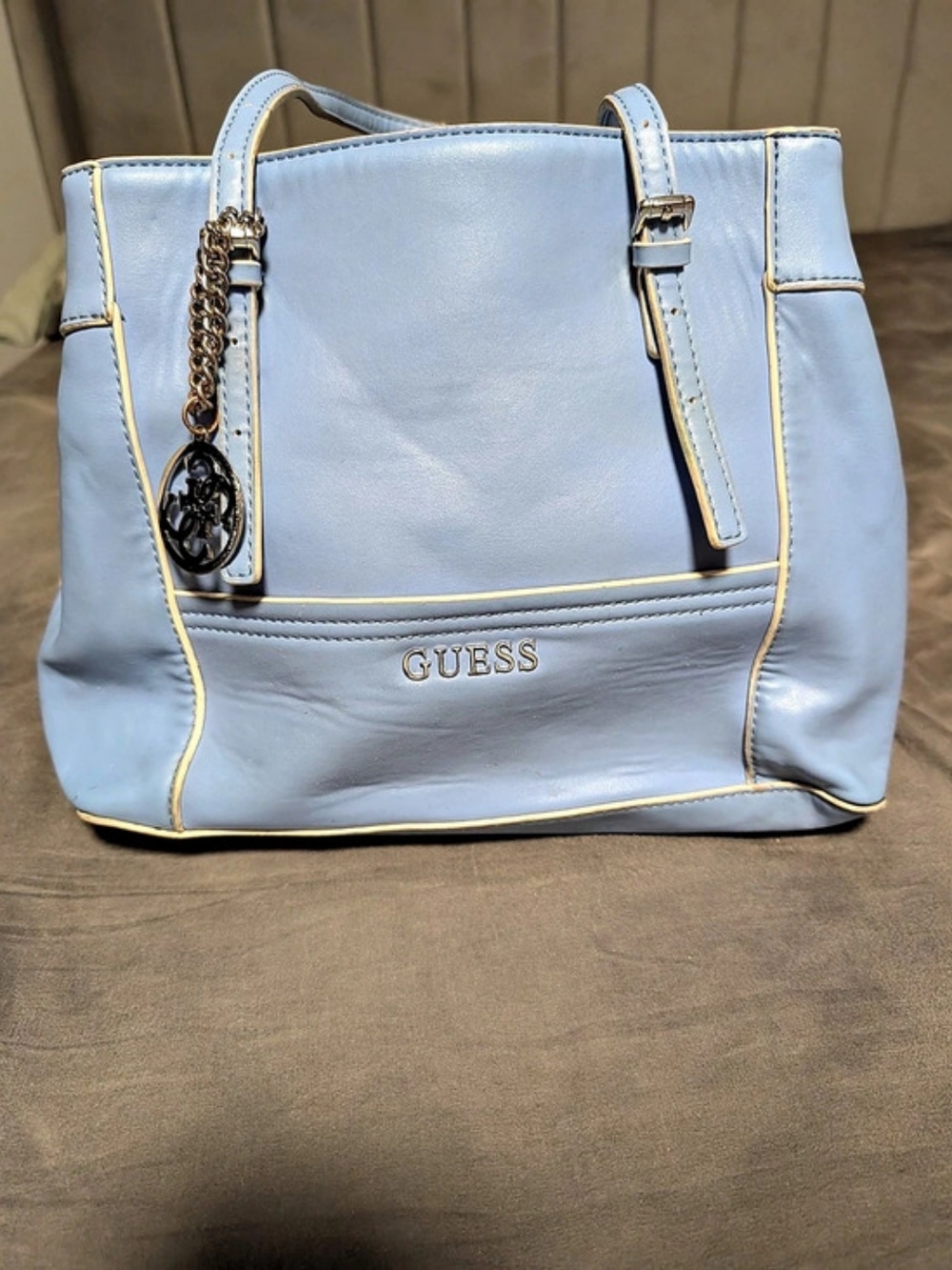 GUESS Blue Tote Bag